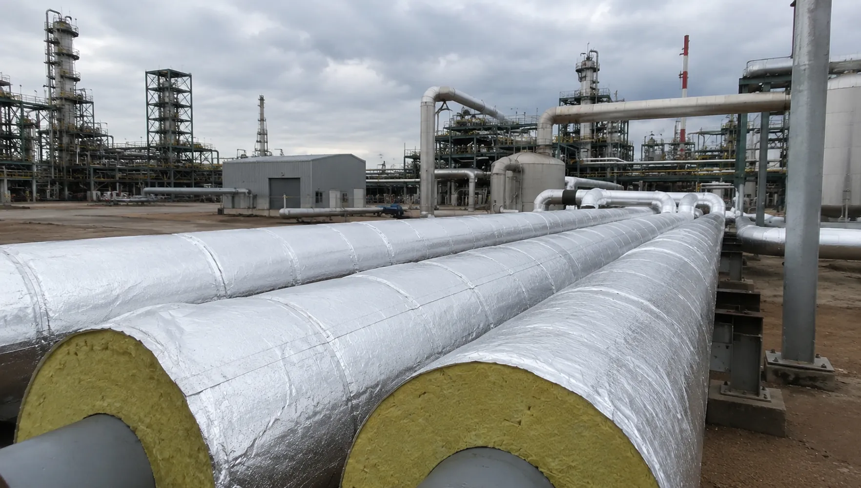 Нефтепроводы с материалами ШумПромКомпозит
